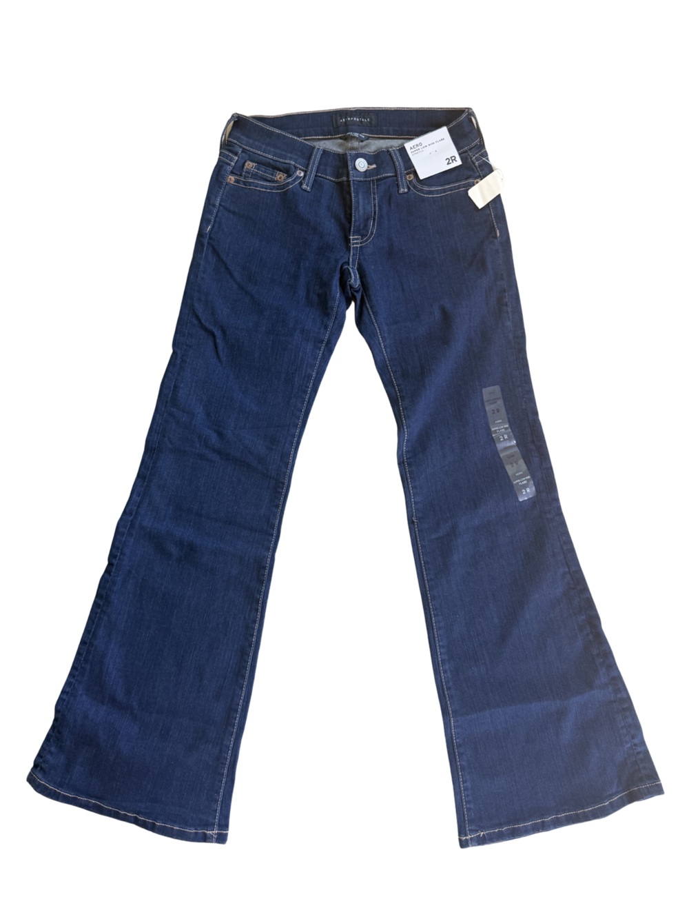 Aeropostale Dark Wash Flare Jeans | Y2K Wide Leg | NWT | Women’s 2R